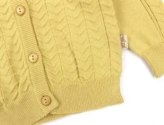 Petit Piao cardigan yellow corn